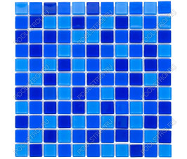 Мозаика стеклянная Aquaviva Сristall Jamaika темная DCM301 (УП.)