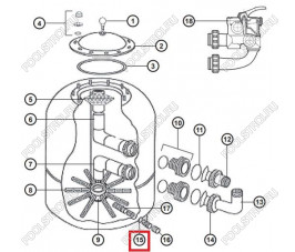 Кольцо дренажного клапана Hayward NCX12013 Кольцо дренажного клапана Hayward NCX12013