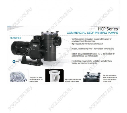 Насос для бассейна Hayward HCP401003E KAN1020 (115.6м³/ч*12м 8.7кВт 380В)
